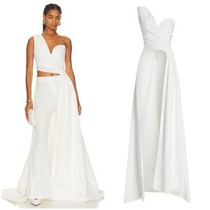 SAU LEE Thalia Top in White Size 2